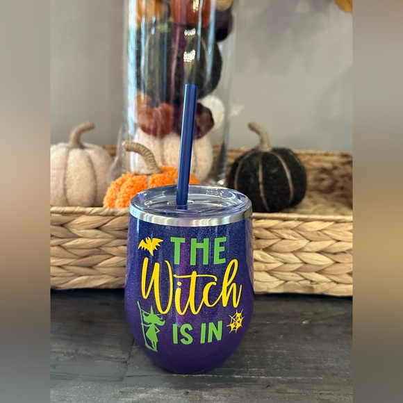 Other Custom Personalized Halloween Tumblers Libby Cups Wine Glasses